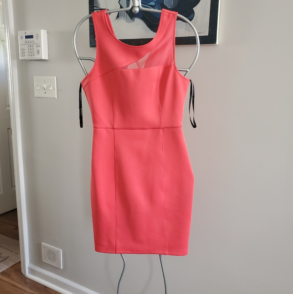 Guess scuba, cutout dress.